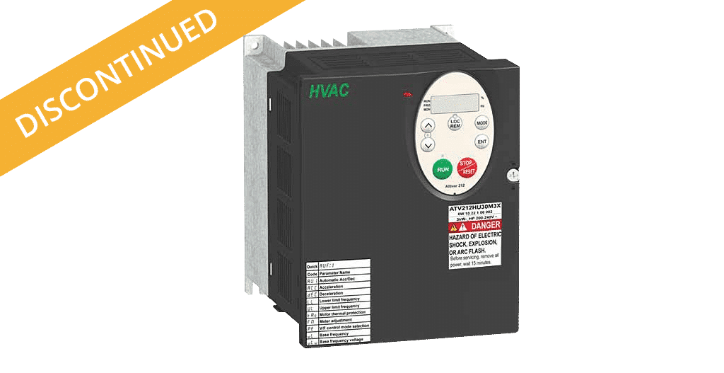 212 Variable Speed Drive discontinued
