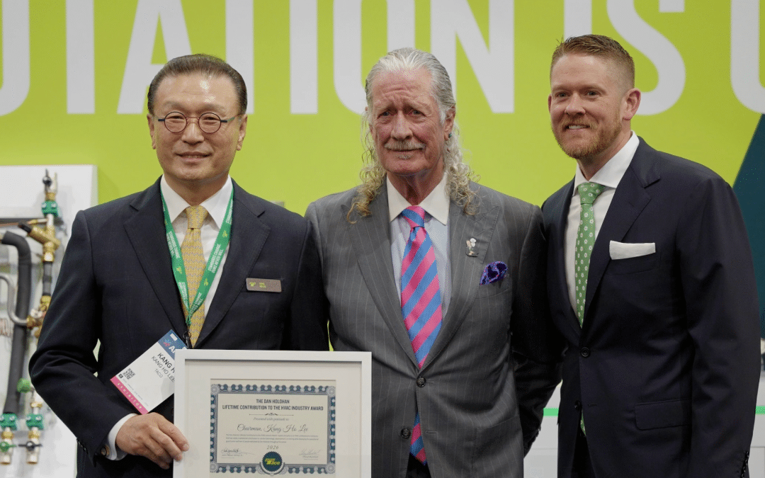 Taco Presents Dan Holohan Comfort Award at 2026 AHR Expo